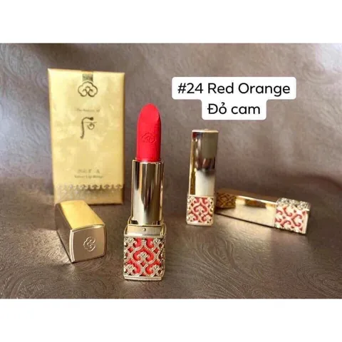 Son lì The History of Whoo màu đỏ cam