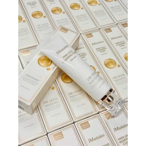 SỬA RỬA MẶT JM 24K GOLD & JM PDRN CÁ HỒI LÀM SẠCH DỊU NHẸ DA MỀM MỊN SAU MỖI LẦN RỬA