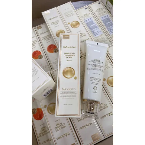 SỬA RỬA MẶT JM 24K GOLD & JM PDRN CÁ HỒI LÀM SẠCH DỊU NHẸ DA MỀM MỊN SAU MỖI LẦN RỬA