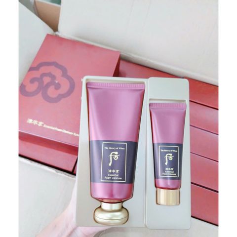SET SỮA RỬA MẶT WHOO ĐỎ CHỐNG LÃO HÓA