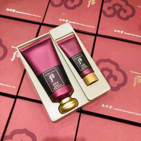 SET SỮA RỬA MẶT WHOO ĐỎ CHỐNG LÃO HÓA