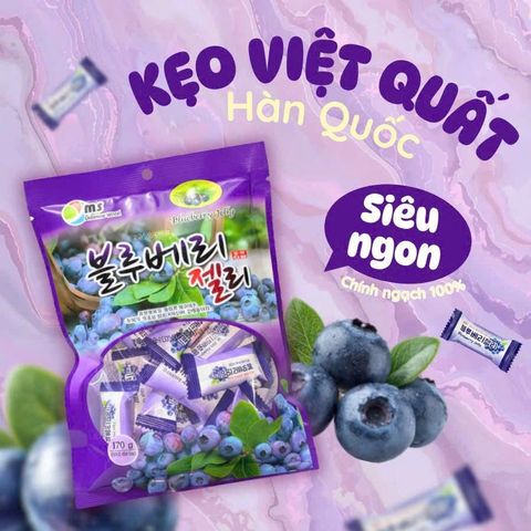 KẸO DẺO HÀN QUỐC VỊ VIỆT QUẤT SIÊU NGON