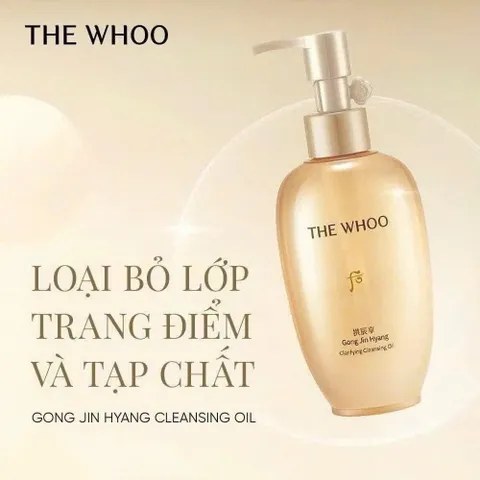 Phấn chống nắng Whoo Blam tặng dầu tẩy trang 50ml
