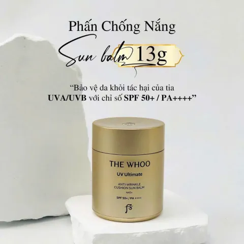 Phấn chống nắng Whoo Blam tặng dầu tẩy trang 50ml