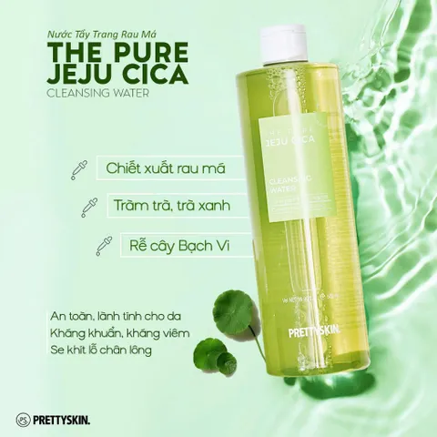 BỘ CHĂM SÓC DA MẶT RAU MÁ PRETTYSKIN JEJU
