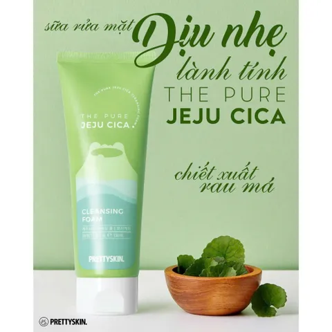 BỘ CHĂM SÓC DA MẶT RAU MÁ PRETTYSKIN JEJU