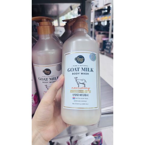 SỮA TẮM DÊ SHOWER MATE GOAT MILK HÀN QUỐC 800ML DƯỠNG ẨM MỊN DA, THƠM MÁT MỖI NGÀY