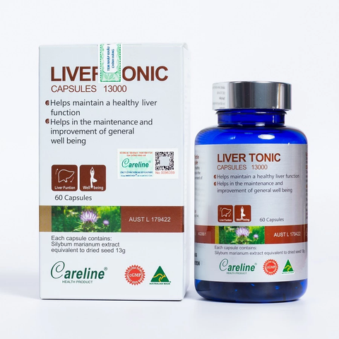  Viên uống hỗ trợ chức năng gan Careline Liver Tonic Capsule Date Xa NK