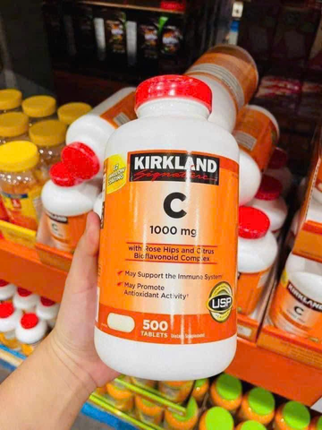 Viên Uống Vitamin C 1000mg Kirkland 500 V
