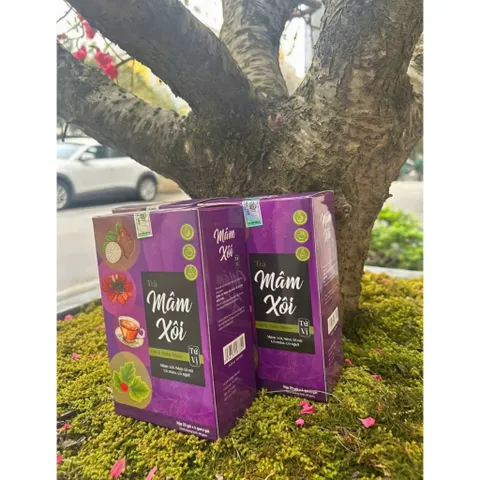 combo 4 hộp trà mâm xôi tứ vị 100%