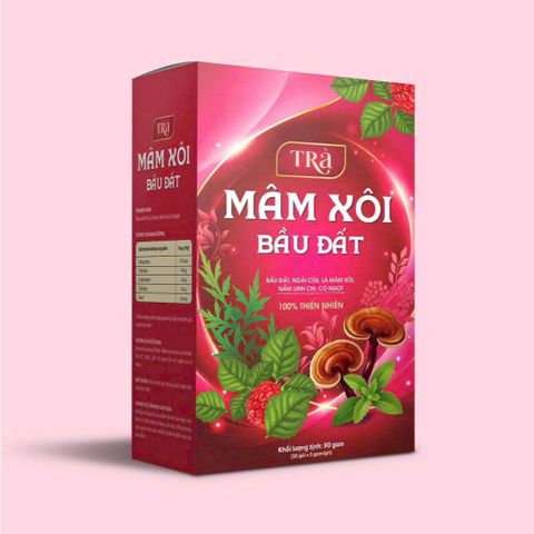 combo 2 hộp Trà Mâm Xôi Bầu Đất Điều Hòa Kinh Nguyệt, Giảm Đau Bụng Kinh, Ổn Định Nội Tiết Tố Nữ, Đẹp Da, Bổ Huyết
