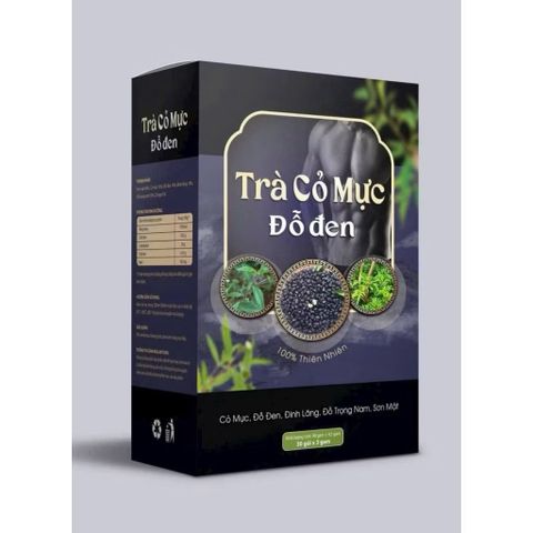 combo2 hộp trà cỏ mực đỗ đen