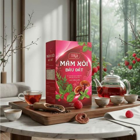 combo 2 hộp Trà Mâm Xôi Bầu Đất Điều Hòa Kinh Nguyệt, Giảm Đau Bụng Kinh, Ổn Định Nội Tiết Tố Nữ, Đẹp Da, Bổ Huyết