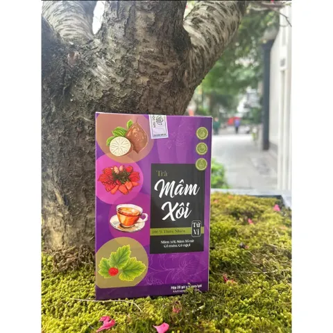combo 4 hộp trà mâm xôi tứ vị 100%