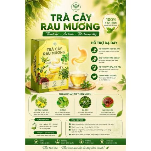 combo 3 hộp trà cây rau mương