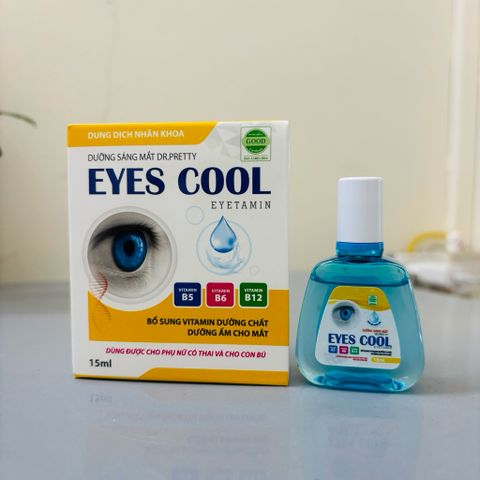 Nhỏ mắt EYESCOOL khô mắt, đau mắt, hỗ trợ dưỡng mắt - dùng được cho phụ nữ có thai & cho con bú