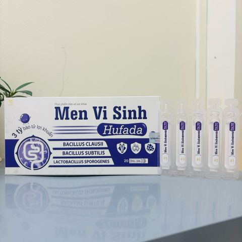 Men vi sinh 3 tỷ lợi khuẩn HUFADA - kết hợp kẽm hỗ trợ đường ruột khỏe mạnh