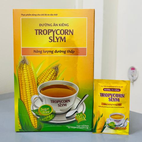Đường bắp Tropycorn Slym 50 gói thơm ngon