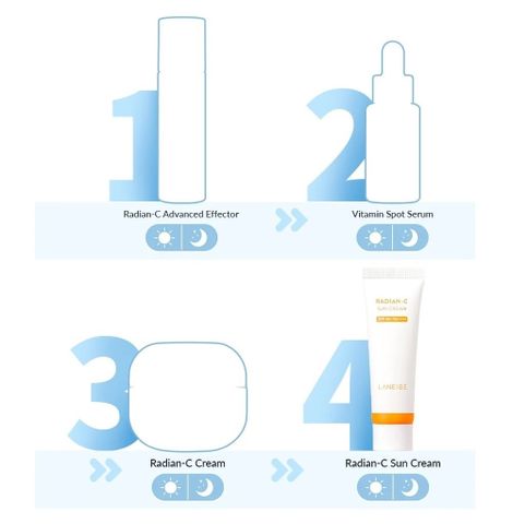 (Móp hộp) Kem chống nắng dưỡng sáng Laneige Radian C Sun Cream SPF50 - Fullsize 50ml Chính Hãng