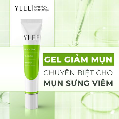 (Tuýp 15g) Gel Bôi Mụn Tuổi Dậy Thì YLEE Cho Mụn Trứng Cá, Mụn Sưng Đỏ. Hỗ Trợ Giảm Mụn, Dưỡng Sáng Da