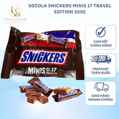 [ HỎA TỐC] SALE NHANH - Socola Snickers Minis 17 Travel Edition 333g
