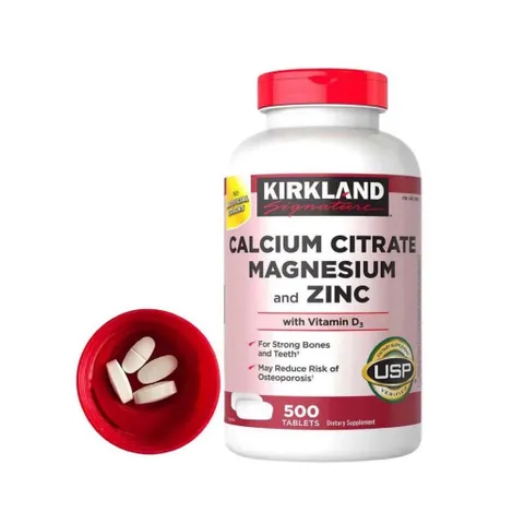 [ HỎA TỐC] KẸO KIRK-LAND CAL-CIUM CI.TRATE MAGNESIUM AND ZINC