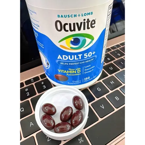 [ hỏa tốc] Vi-ên U.ống B-ổ M-ắt Ocuvite A.dult 50 +