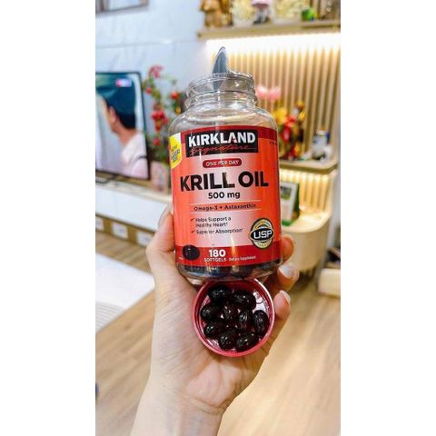 [ HỎA TỐC] Dầu omega 3 nhuyễn thể (dầu tôm) Kirkland Signature Krill Oil 500mg