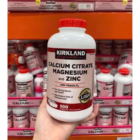[ HỎA TỐC] KẸO KIRK-LAND CAL-CIUM CI.TRATE MAGNESIUM AND ZINC