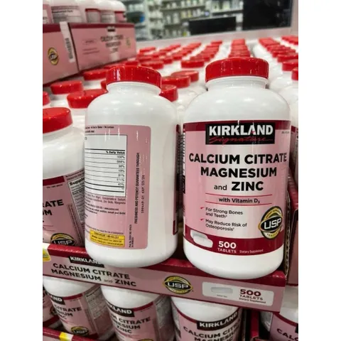 [ HỎA TỐC] KẸO KIRK-LAND CAL-CIUM CI.TRATE MAGNESIUM AND ZINC