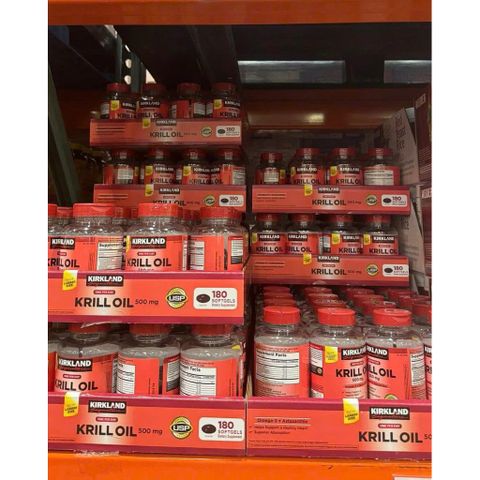 [ HỎA TỐC] Dầu omega 3 nhuyễn thể (dầu tôm) Kirkland Signature Krill Oil 500mg