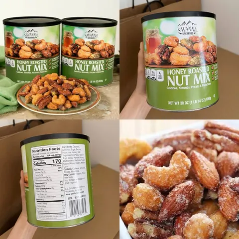 [ HỎA TỐC] HẠT TỔNG HỢP TẨM MẬT ONG SAVANNA HONEY ROASTED NUT MIX