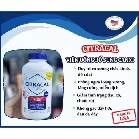 [ HOAR TỐC] Citracal Ma.xi.mum Cal-cium Ci-trate