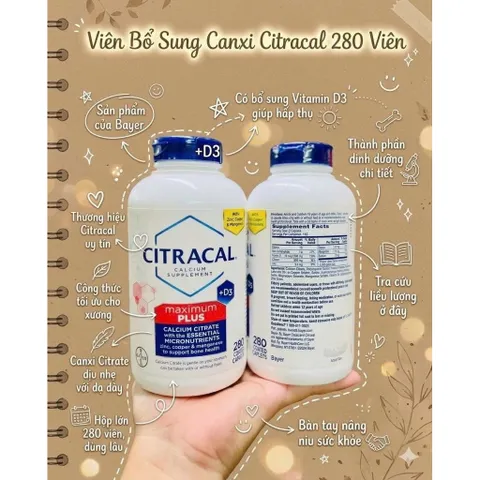 [ HOAR TỐC] Citracal Ma.xi.mum Cal-cium Ci-trate
