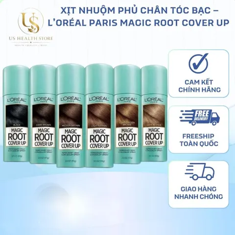 [ hỏa tốc] XỊT NHUỘM PHỦ CHÂN TÓC BẠC – L’ORÉAL PARIS MAGIC ROOT COVER UP