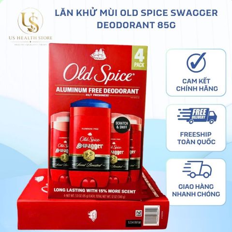[ hỏa tốc] LĂN KHỬ MÙI OLD SPICE SWAGGER DEODORANT 85G – HƯƠNG GỖ NAM TÍNH ĐỈNH CAO TỪ MỸ 🇺🇸