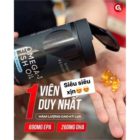 [ HỎA TỐC] Dầu Cá Triple Strength O.me.ga -3 Fish O.il