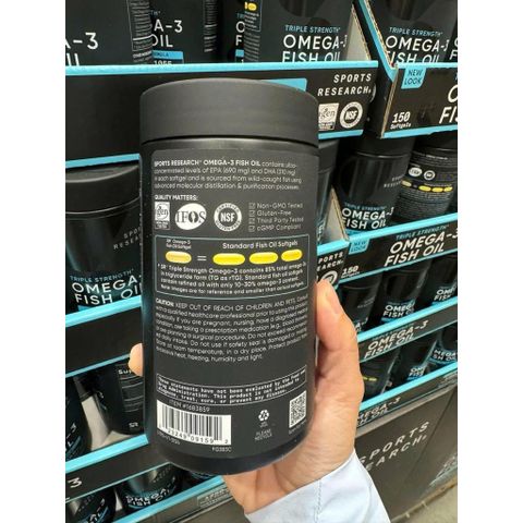 [ HỎA TỐC] Dầu Cá Triple Strength O.me.ga -3 Fish O.il