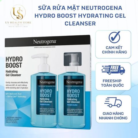 [ HỎA TỐC] SỮA RỬA MẶT DẠNG GEL NEUTROGENA HYDRO BOOST HYDRATING HYALURONIC ACID CLEANSING GEL