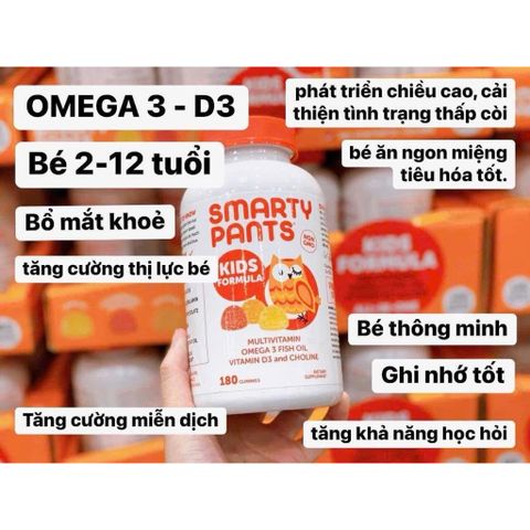 [ HỎA TỐC] 🍀Kẹo Dẻo Smarty Pants Kids For.mu.la