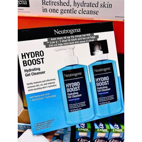 [ HỎA TỐC] SỮA RỬA MẶT DẠNG GEL NEUTROGENA HYDRO BOOST HYDRATING HYALURONIC ACID CLEANSING GEL