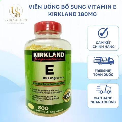 [ HỎA TỐC] KẸO Kirk.land Signature Vitamin E MỸ