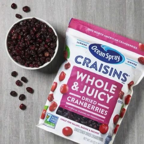 [ HỎA TỐC] Nam việt quất sấy khô Ocean Spray Craisins Whole Dried Cranberries 1.81kg