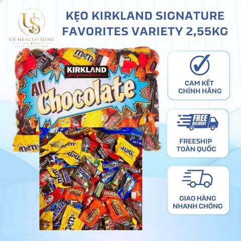 [ HỎA TỐC] Kẹo Socolla Kirkland Signature Favorites Variety 2,55Kg
