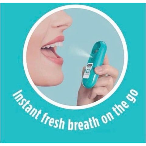 [ HOẢ TỐC] Bộ 2 chai nước xịt thơm miệng Listerine Cool Mint Pocketmist của Mỹ