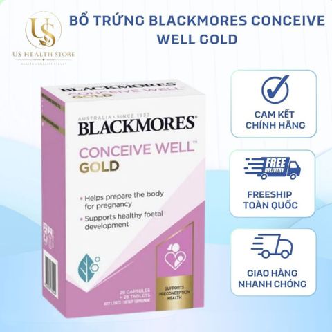 [ HỎA TỐC] Black.mores Con.ceive Well Gold