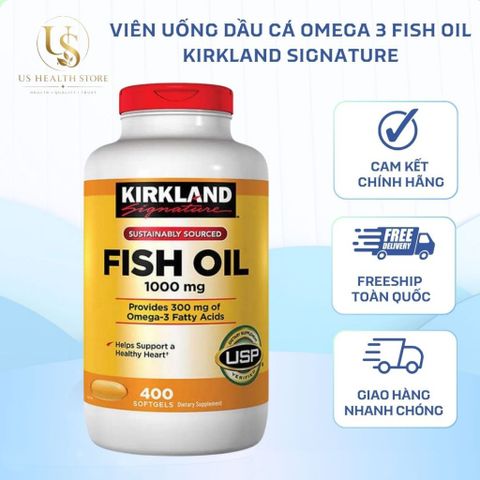 [HỎA TỐC] DẦU Omega 3 Kirkland Signature Fish