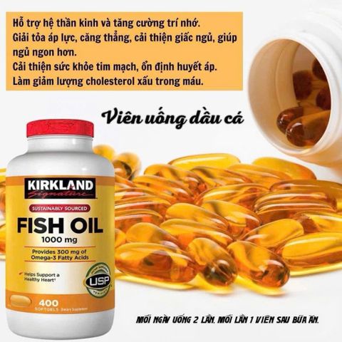 [HỎA TỐC] DẦU Omega 3 Kirkland Signature Fish