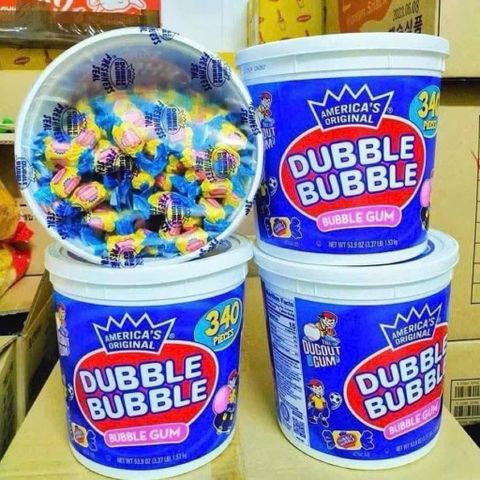 [ HỎA TỐC] Kẹo Singum hương trái cây America's Original Dubble Bubble 340 viên 1.52kg