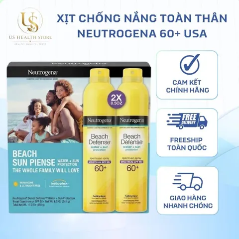 [ HỎA TỐC] KCN Neutrogena Beach Defense SPF60+ 240g